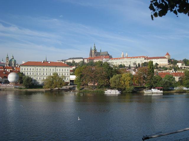 The Prague castle from across the Lake. 
Photo Credit to Flickr.com 
 Photo by Jay Galvin