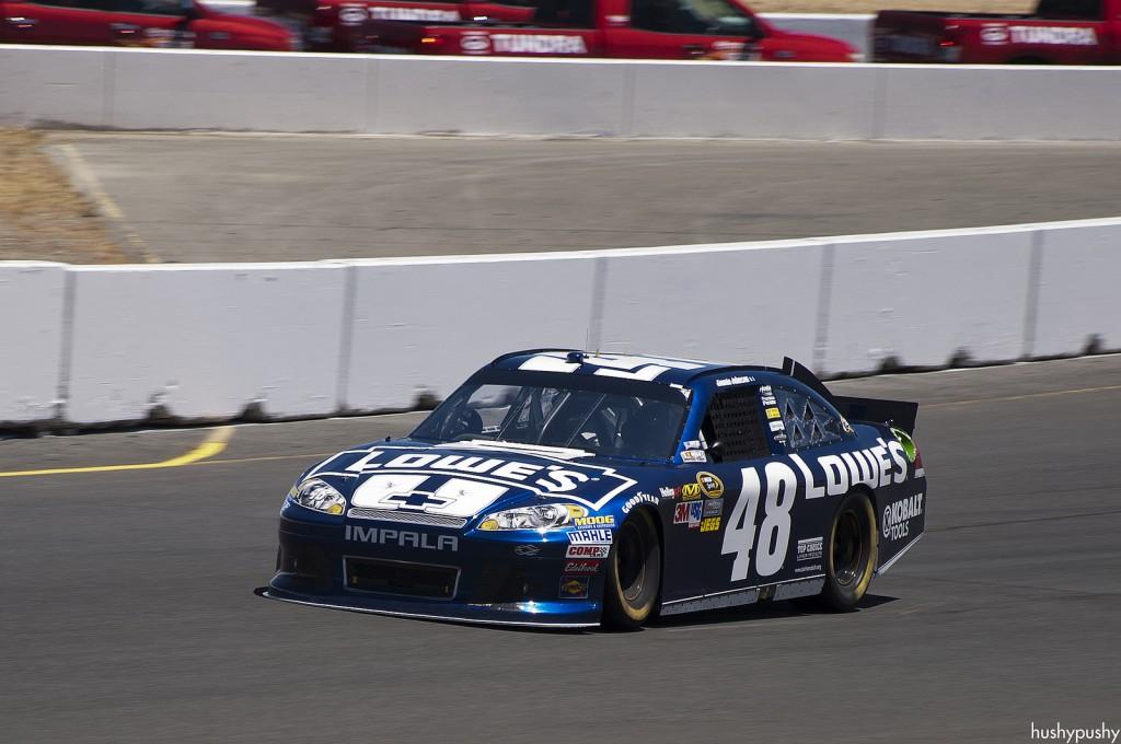 Jimmie+Johnson+racing+for+the+win
