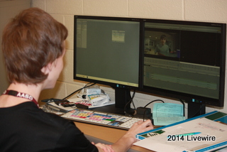 Broadcasting class works to create monthly Junior Paw Productions