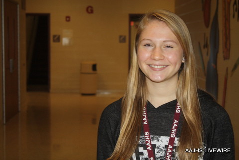 Student athlete Amber Knott