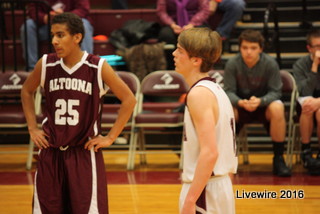 Maroon plays white in heated game