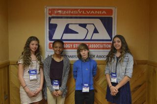 The 2016-2017 AAJHS chpater at the 39th Annual TSA Competition and Conference.