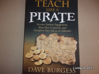 Read Mateys!:  The book Teach Like a Pirate is what the teachers read from for the book study. Many of the teachers did lessons inspired from this book for their part in the study.
