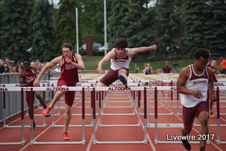 Ninth grade track athletes compete at districts