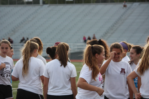 Altoona soccer scrimmage and Gold ribbon walk