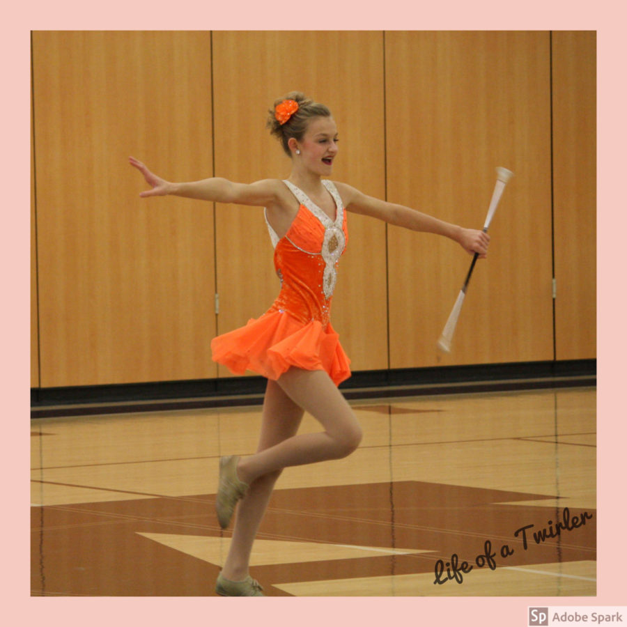 Strut your stuff! On Dec. 2, Caley Galarneau competed at a competition at the Altoona High field house.  She placed second in her division.
Photo taken by Chasity Brunner