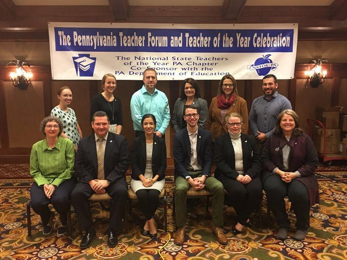 Tim Dzurko participated in a celebration recognizing Pennsylvania teacher of the year nominees.  