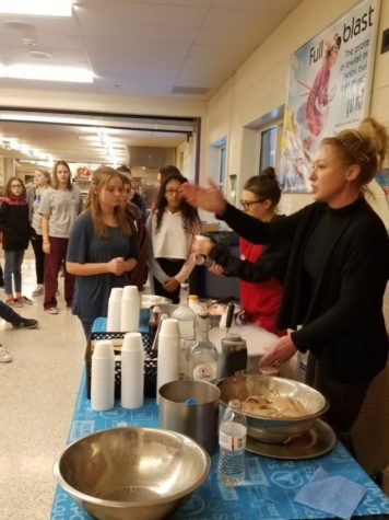 Seventh graders rewarded with ice cream