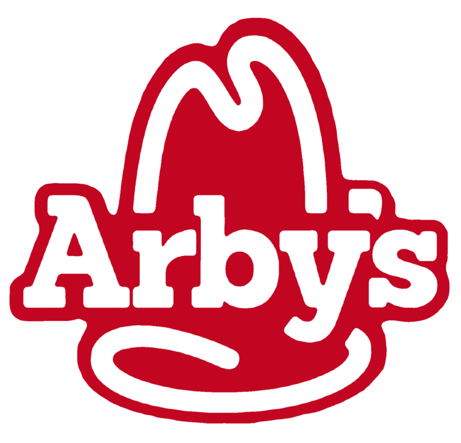 We have the meats.
Arby's logo is a picture of a giant cowboy hat.
http://logos.wikia.com/wiki/File:Arby%27s_new_logo_2013.png