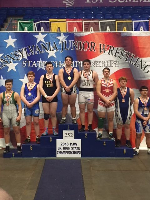 Ninth grade student Trevor Manley placed at the state tournament this year.