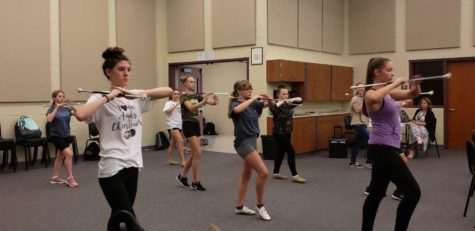 AAJHS Varsity Bandfront Practice