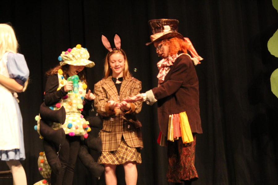 AAJHS drama club presents Alice in Wonderland