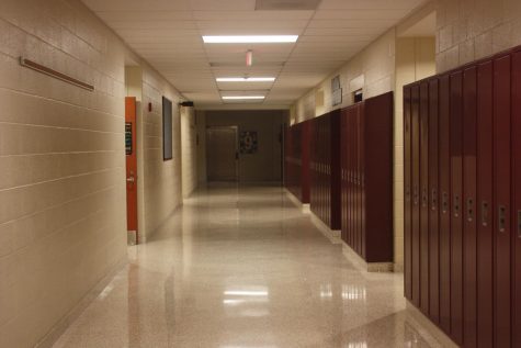 Halls at the junior high are empty for now as students continue online instruction. Governor Wolf announced April 9 school will not be back in session this school year.