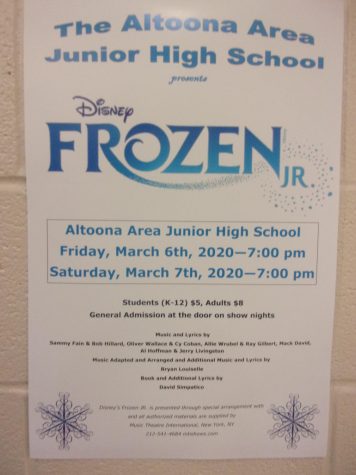 News Brief: Frozen Jr. underway as spring musical