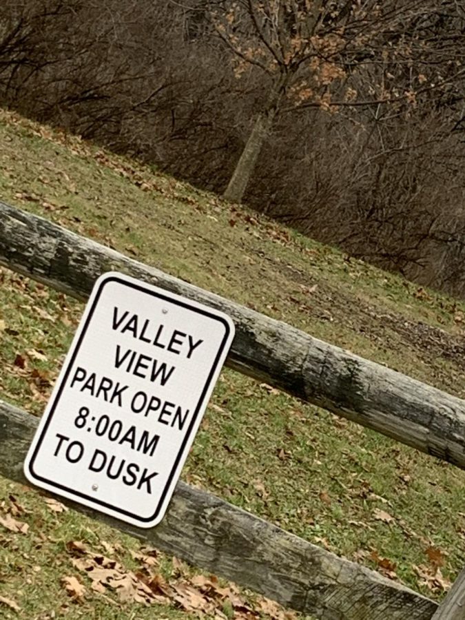 I arrived at Valley View Park frisbee golf course around 11:40 a.m. December 13.