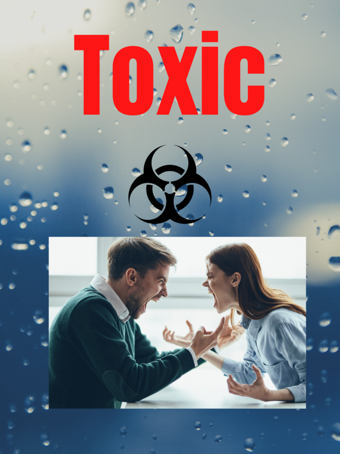  If you were looking for a sign, here it is. On  the Caves app I created an example poster of two individuals in a heated conversation. toxic in red lettering proved evidence on the necessary warning on relationships. 