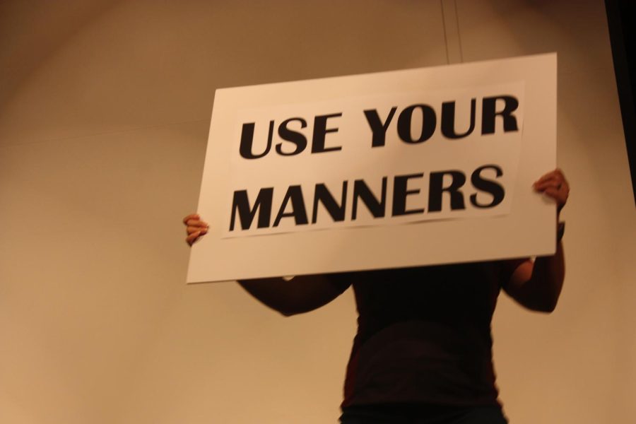 The first thing is to start using manners, more you use manners more people will use manners back.