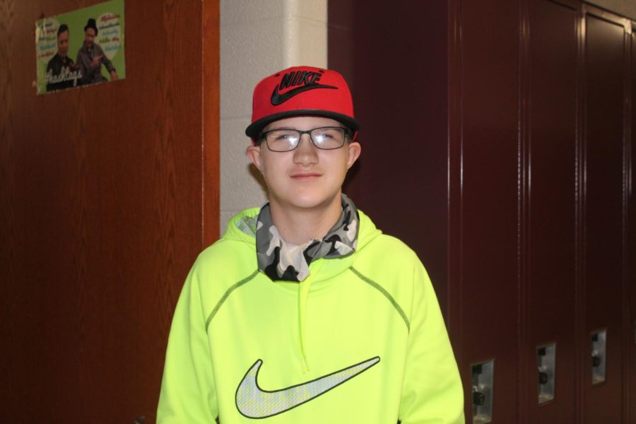 A boy from eighth grade wore a Nike hat I saw his personalty as sweet.