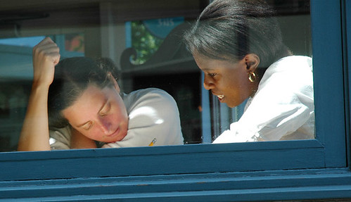 Teachers help students figure out difficult problems with classwork daily. 