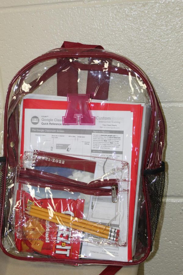 The welcome bags give offer new students supplies