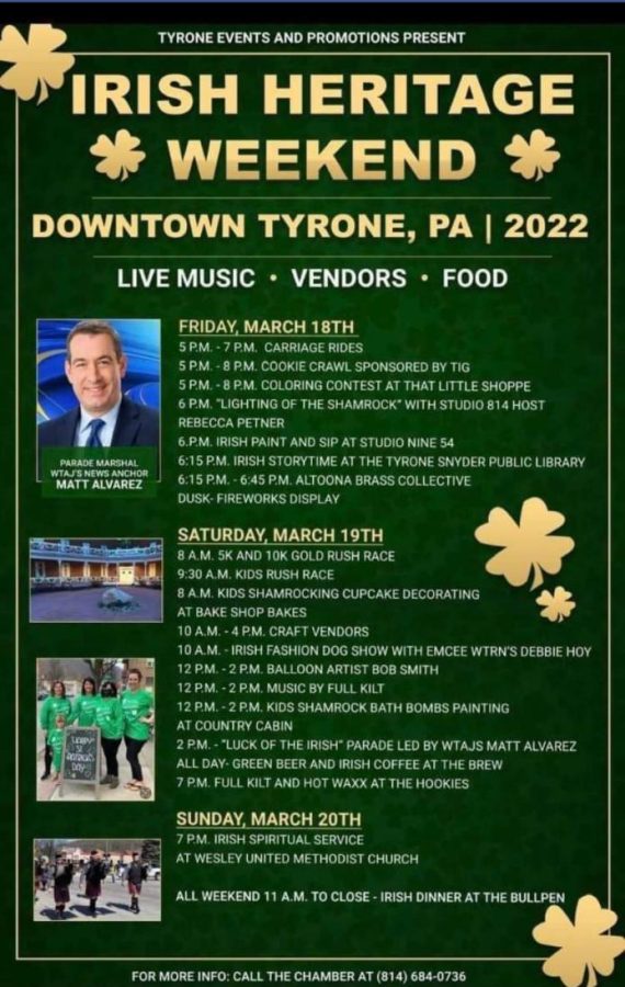 Tyrone+threw+their+annual+St.+Patricks+Day+Festival.+The+festival+lasted+from+March+18-20.+