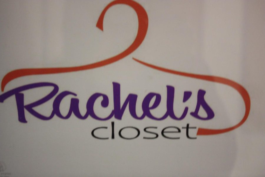 Clothes, shoes and much more. Located on the sixth grade floor. This closet provides clothes to student in need.