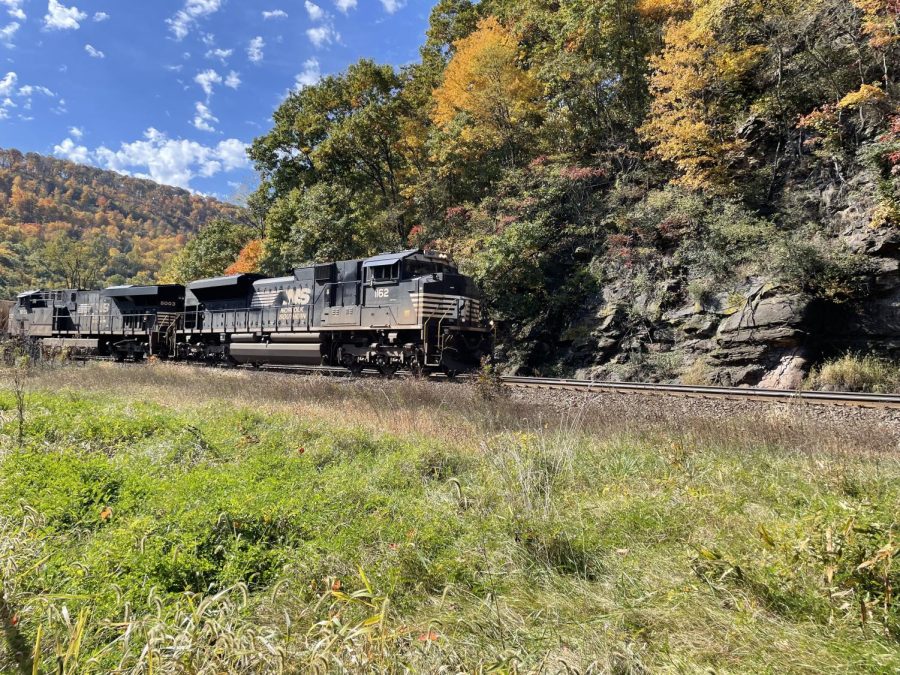 Visiting the World Famous Horseshoe Curve in the fall can allow some of the beauty the season has to offer.  One sight could even include a train!