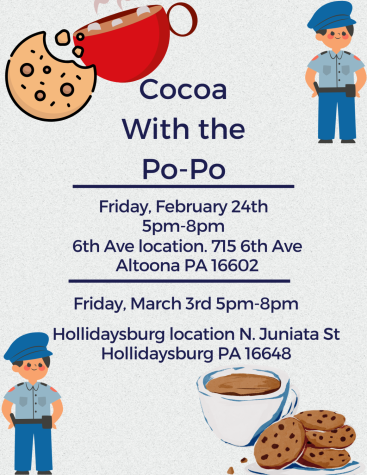 This can be a great opportunity to enjoy free hot chocolate and cookies with police officers. It can also be something to do with friends and family. 