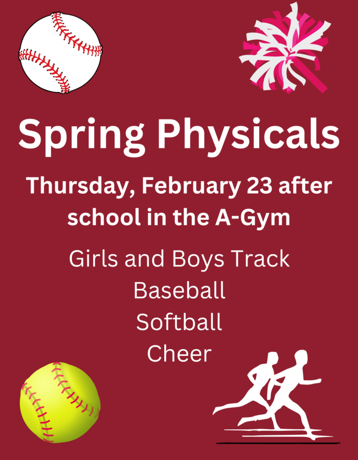 Trying out for a sport can bring great opportunities for students. If you want to play a sport, make sure to come to physicals!