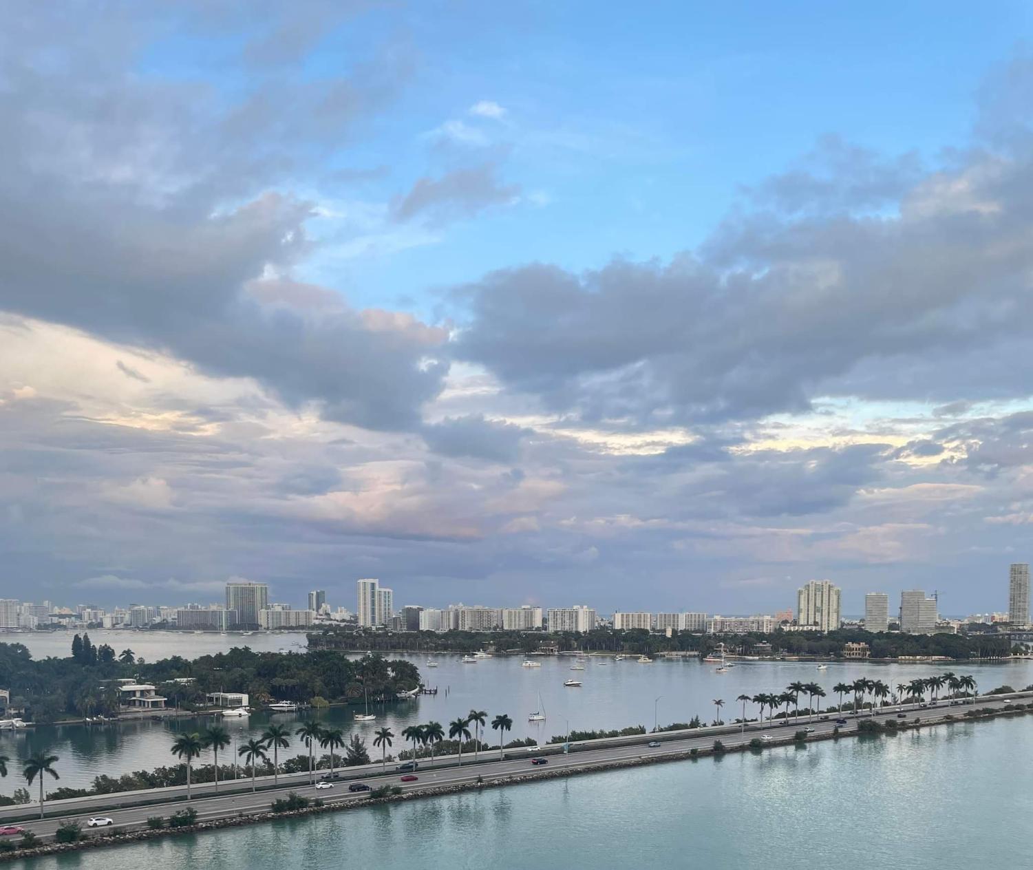 Goodbye, Miami! This was the beautiful view as we set sail for our seven day Caribbean Cruise! Everyone was so excited to get the trip started!