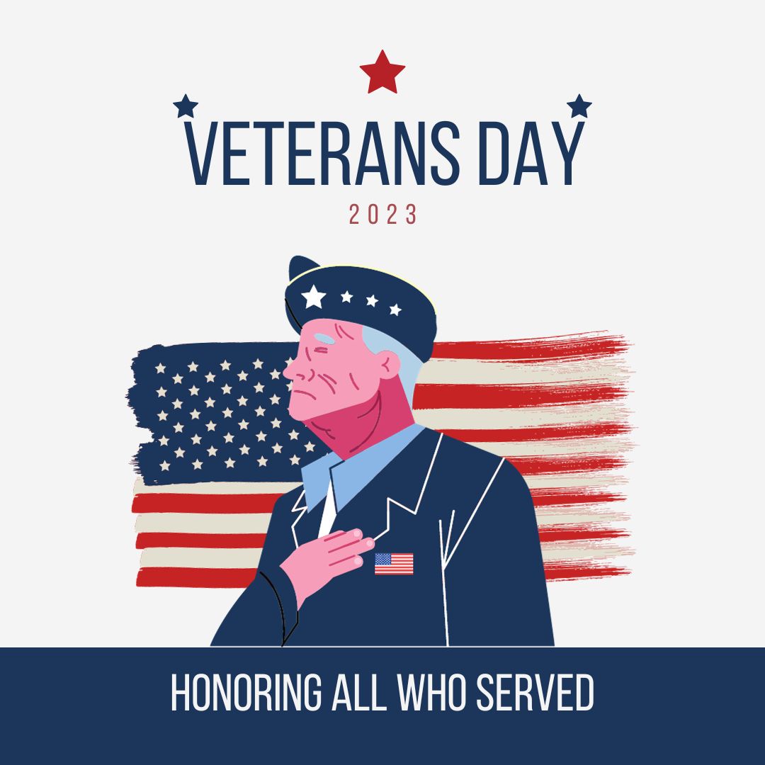 Honor and respect! The Veterans Day collection is extended due to the short week of school. Each person that has participated is greatly appreciated.