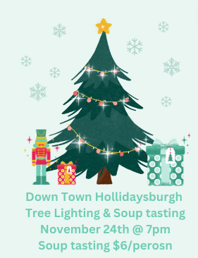 Festive times! This Friday will be the annual Hollidaysburg Winterfest. The event will hold multiple activities. Ramsey said, The Ice sculpting
demonstration is provided by Timothy Klock and there will be live music.