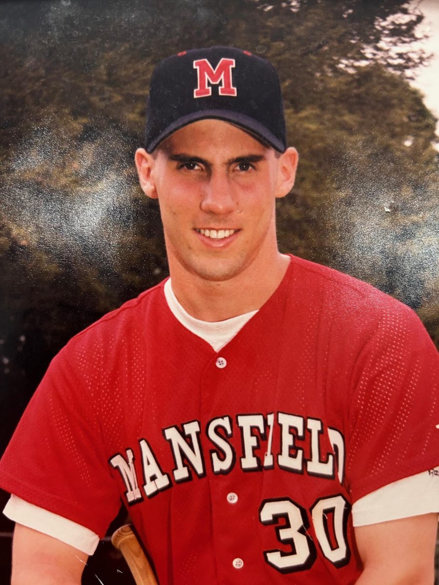 Eighth grade science teacher Paul Neatrour is seen here back in his successful university days of playing baseball. He is still very proud of his accomplishment to this day. Neatrour said,“I was voted into the Hall of Fame because of my four years of successful baseball playing at Mansfield University.”