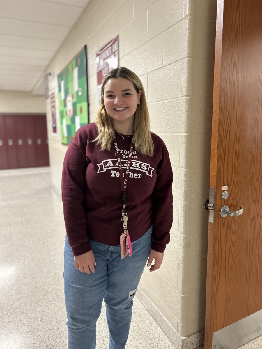 Eighth grade science teacher Ashley Astle said, “To prioritize my mental health. I will read for 10 minutes everyday, go outside, and spend time with friends.”