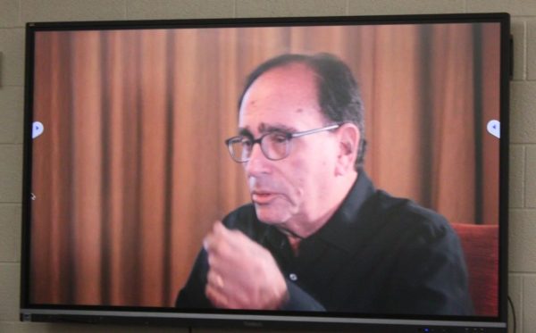 Navigation to Story: Sixth graders watch interview with R.L. Stine