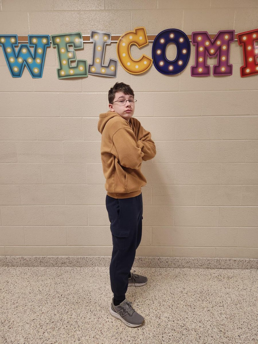 "Sweet potato casserole because it is yummy," said eighth grader Evan Weidel.
