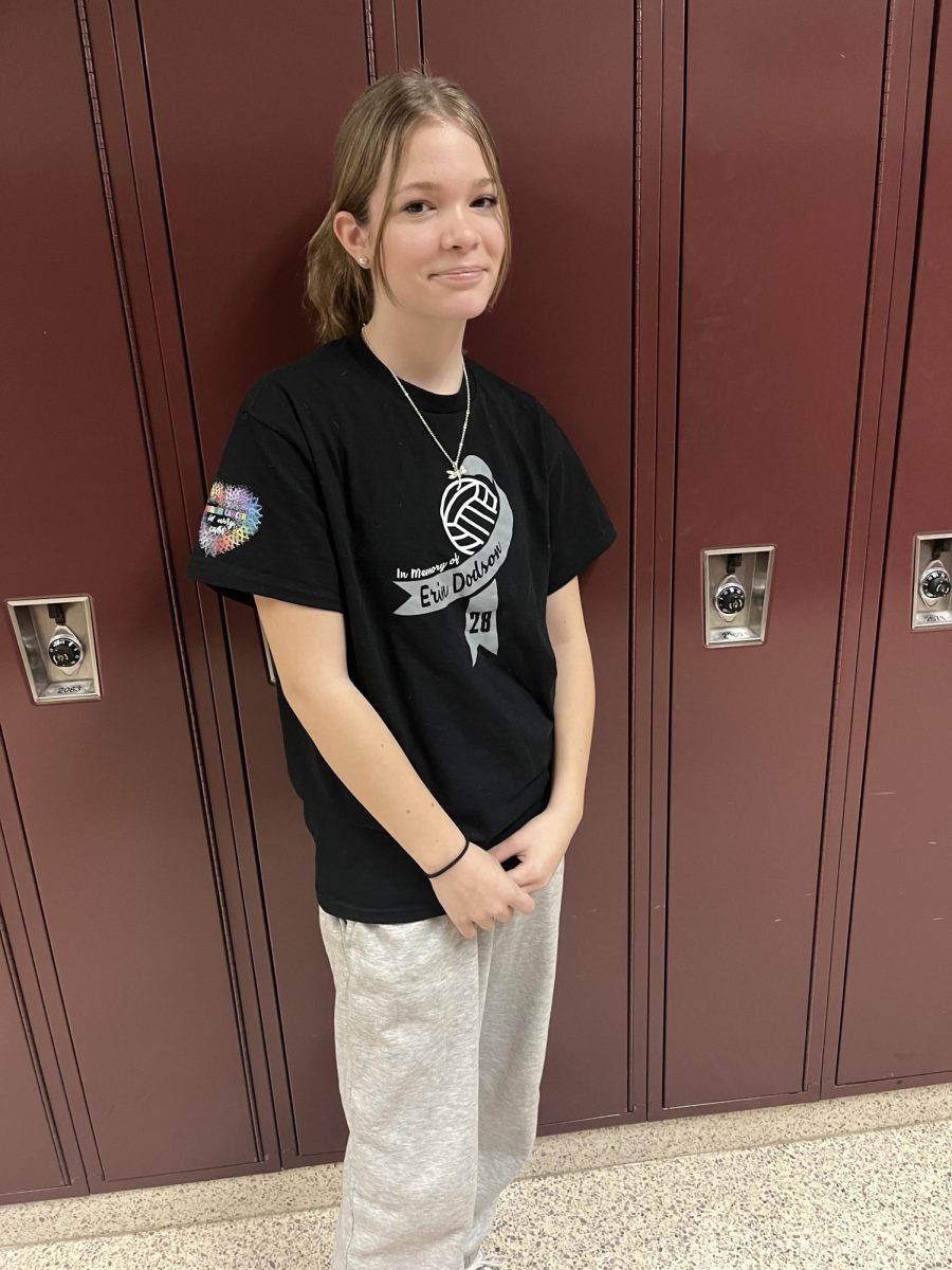 Eighth grader Raelynn Woomer said, "Cranberry sauce because it is yummy."