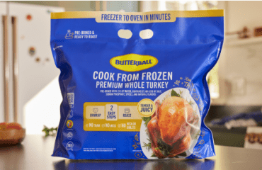  Cool!  What is the purpose of this special turkey?  Megan Keener, "I think Butterball created the cook from frozen turkey because they understand that families are very busy in this day and age. Having the ability to skip the step of thawing would be incredibly helpful  or many people." 