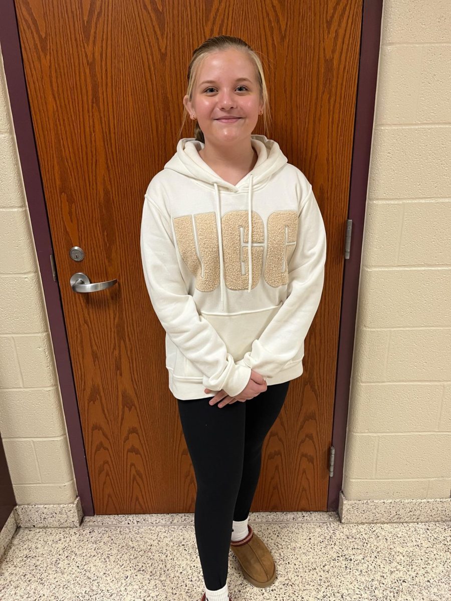 Eighth grader Abigail Chverchko said, “Yes, I like the winter season because there’s Christmas and there’s snow.”