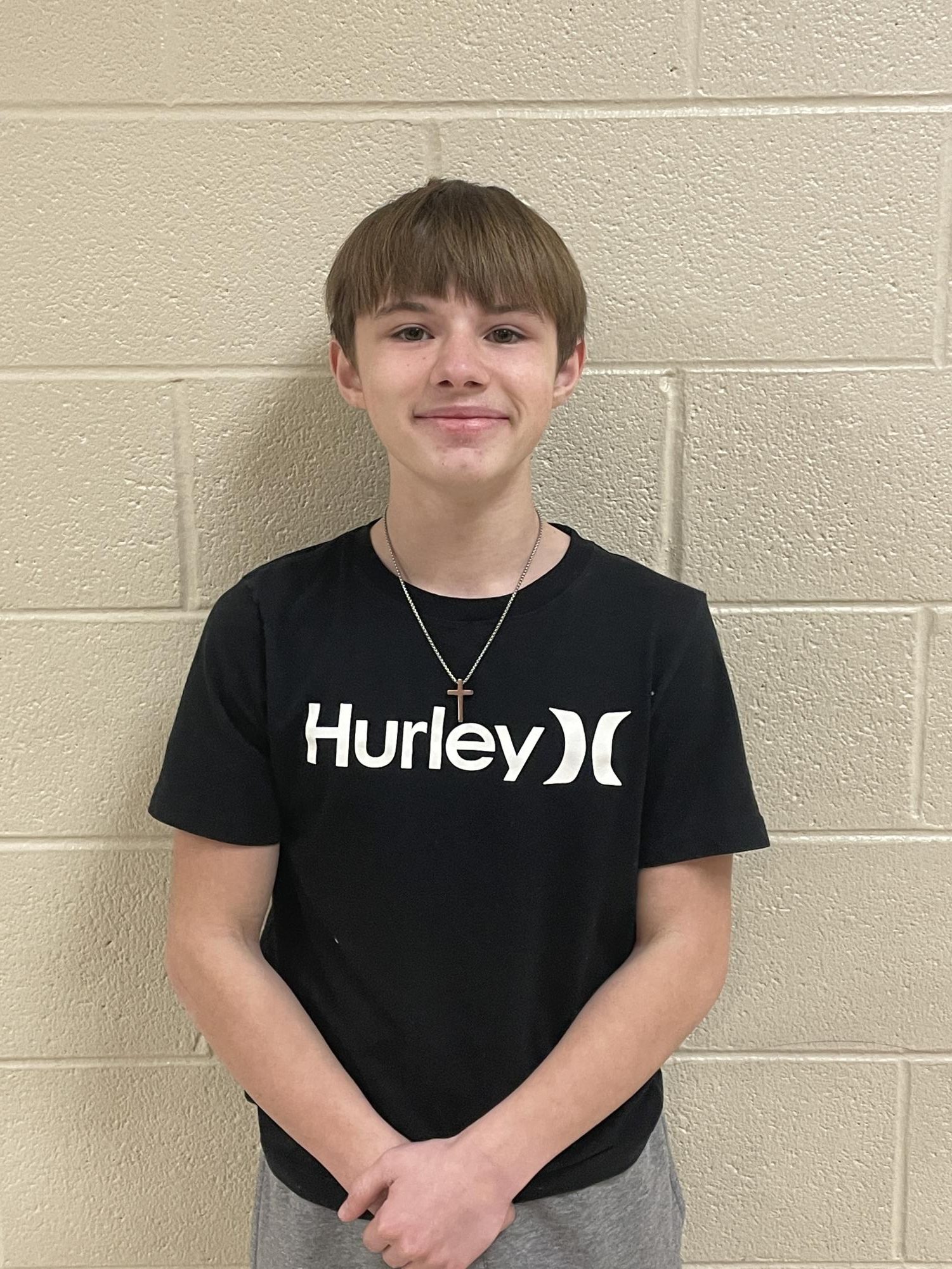 “My favorite winter activity is building snowmen because I like to do it with my brother to make him happy,” said eighth grader Landon Huss.