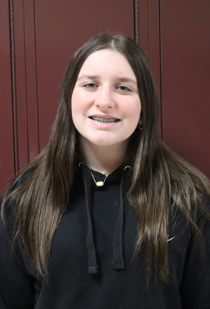 Eight grader Marrah Mapes said, "I like to go sledding because its fun, and I like to go with my sister." 