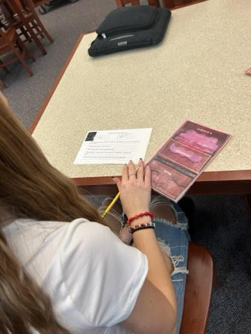 Eighth grade students went to the library to do a project about what was in Lincoln's Pockets. They got the photos you see in this gallery  and had to guess what they thought the items were.