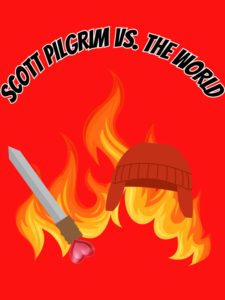 Bass beats. Scott Pilgrim is a bass player in a band named Sex Bob-omb. He used his bass in two of the six fights that he partook in during the movie. Ryan Kenawell said, "Unexpectedly brilliant. The video game references made the movie much more interesting."