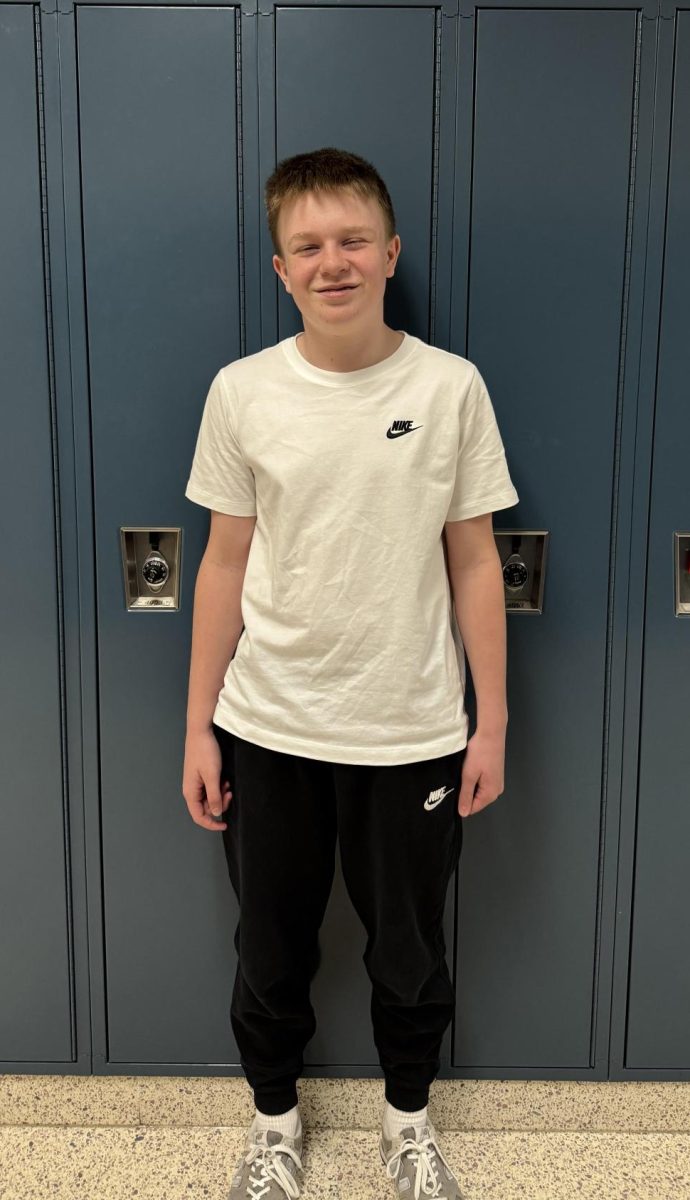 “I spend the day with my family,” said eighth grader Liam Johnston.