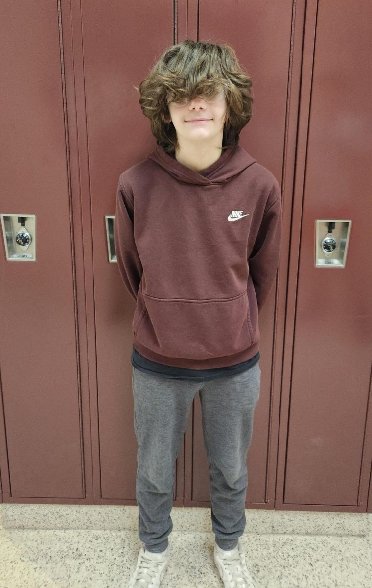 Eighth grader Luca Pierannunzio said, "I hangout with my family and look for eggs."