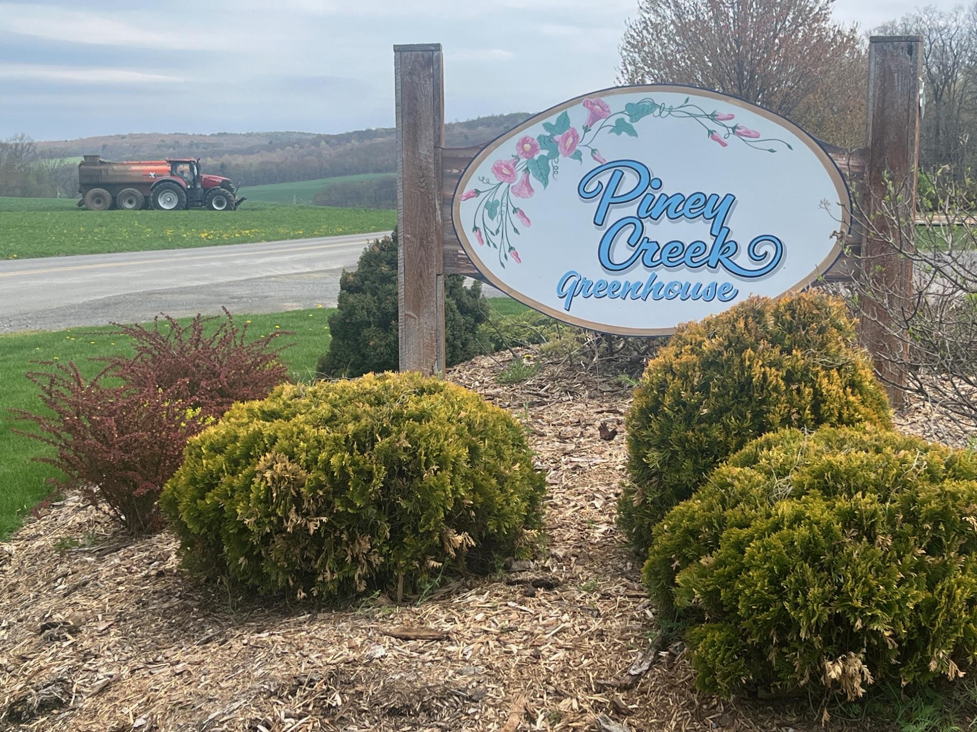 Welcome! Piney Creek is located in Martinsburg and it is home to over 30 types of flowers and trees.