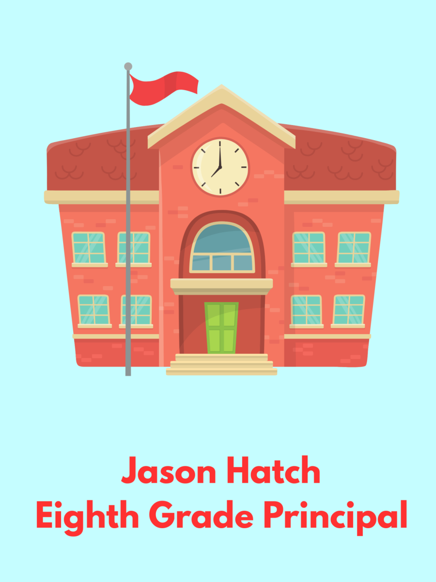 Congratulations! Eighth grade math teacher Jason Hatch will become the next eighth grade principal! 